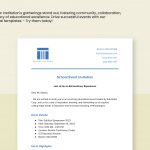 School Event Invitation Template In Word PDF Google Docs Download