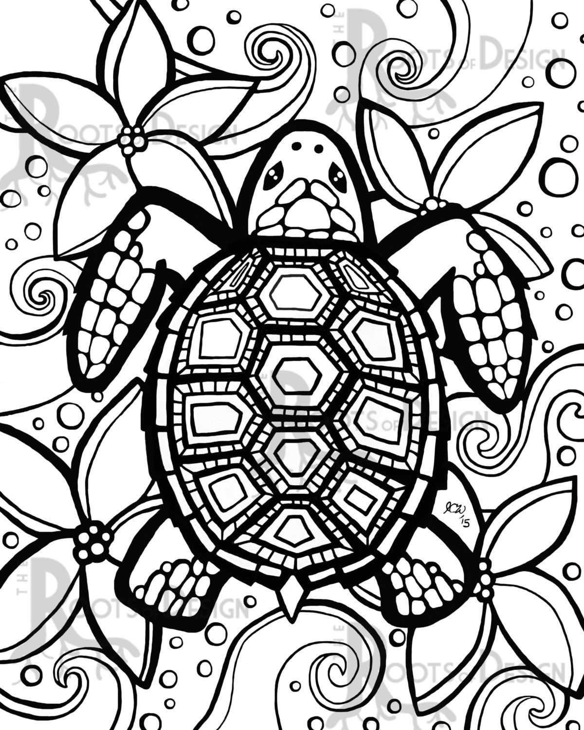 Sea Turtle Printable Coloring Pages At GetColorings Free 