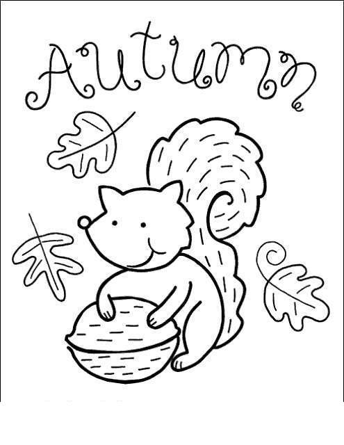 September Coloring Pages Chipmunk Free Printable Coloring Pages