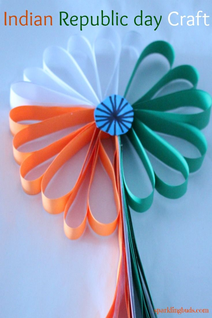 Simple Indian Republic Day Craft Idea Made This Beautiful Paper Flower 
