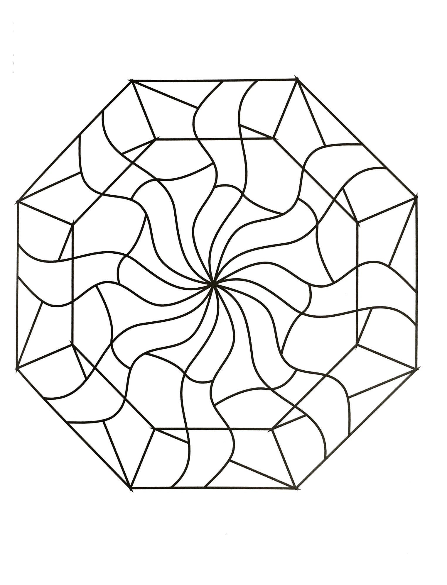 Simple Mandala Coloring Pages Adults Coloring Pages