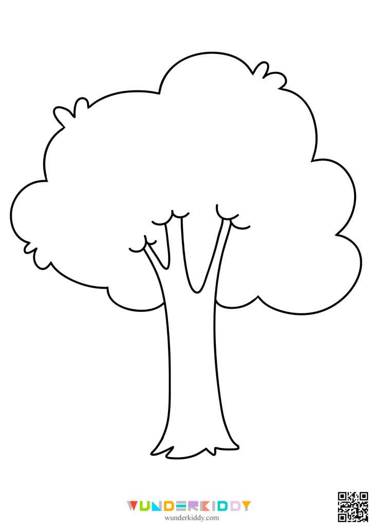 Simple Tree Template Printable