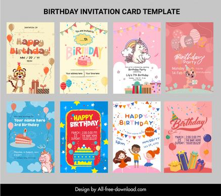 invitation template for birthday