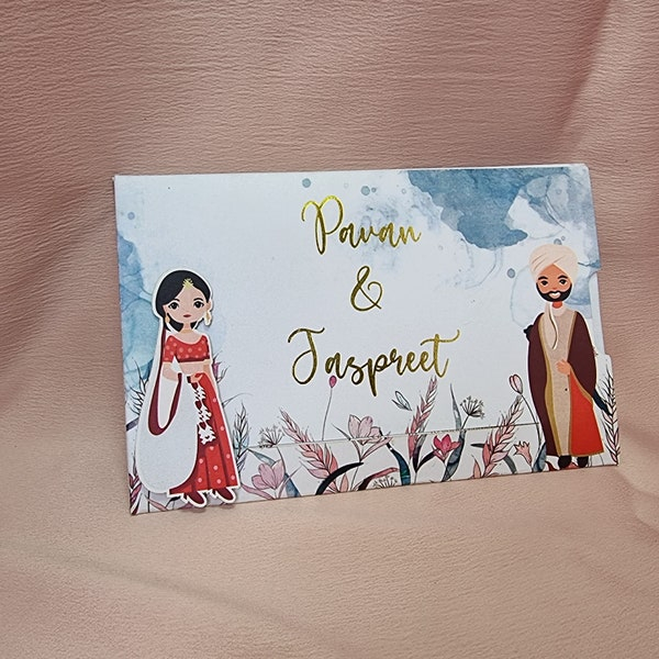 Sliding Wedding Invitation Template Etsy