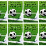 Soccer Valentine Cards ChippaSunshine