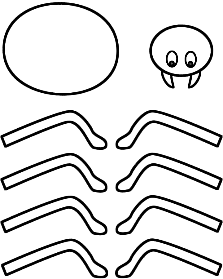 Spider Craft Template Web 6 Easy Spider Crafts For Kids To Make 