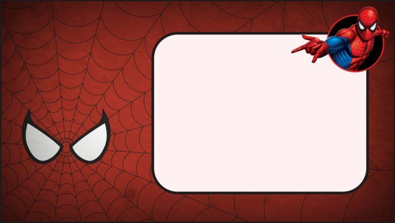 Spiderman Invitation Template Spiderman Birthday Invitations 