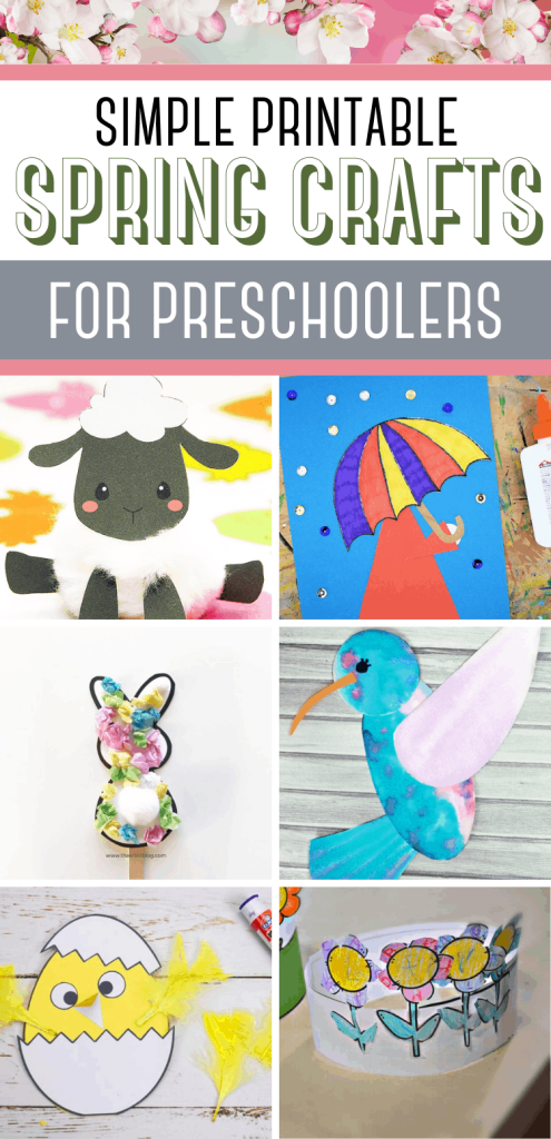 Spring Art And Craft Printable For Preschool