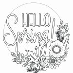 Spring Coloring Sheets Free Printable Calendar Printables