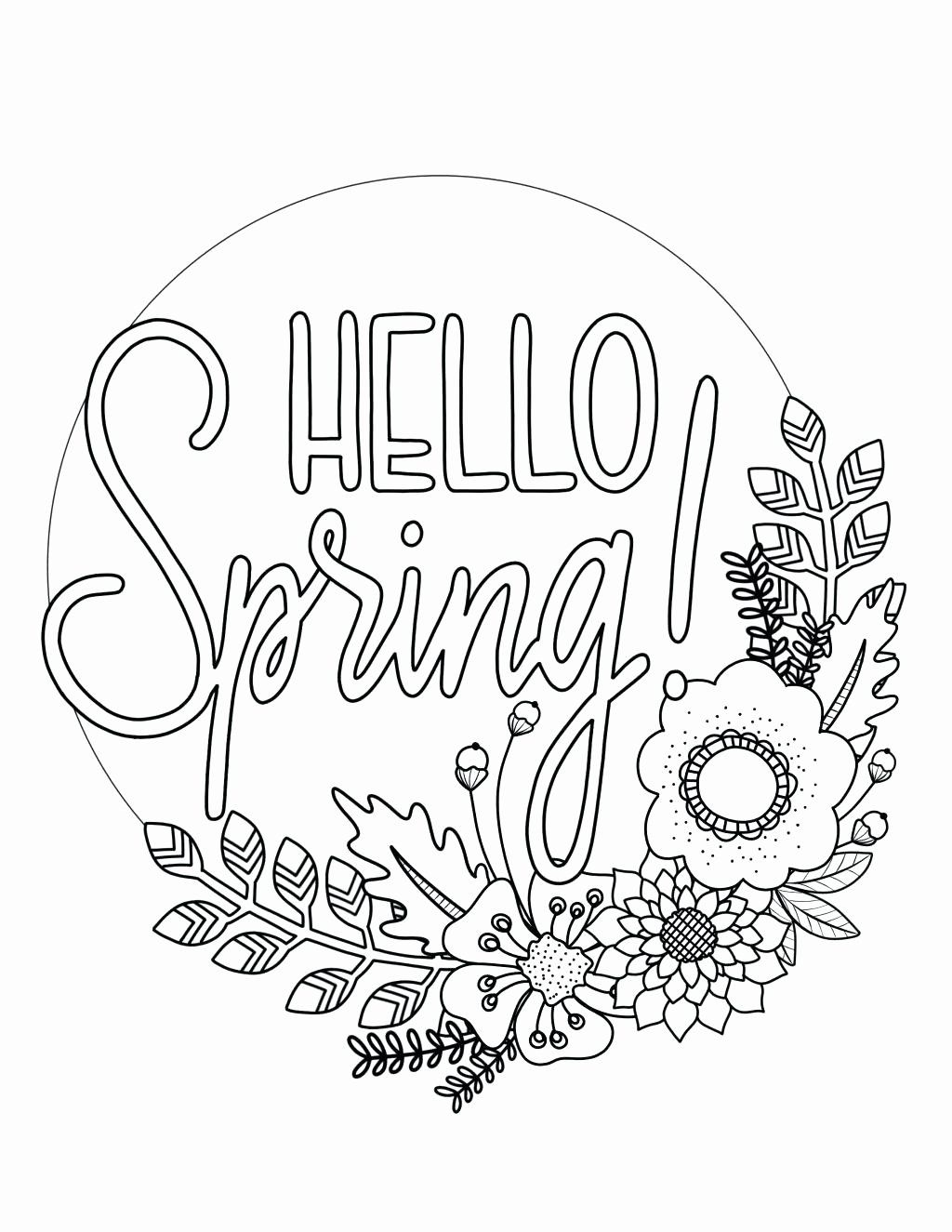 Spring Coloring Sheets Free Printable Calendar Printables