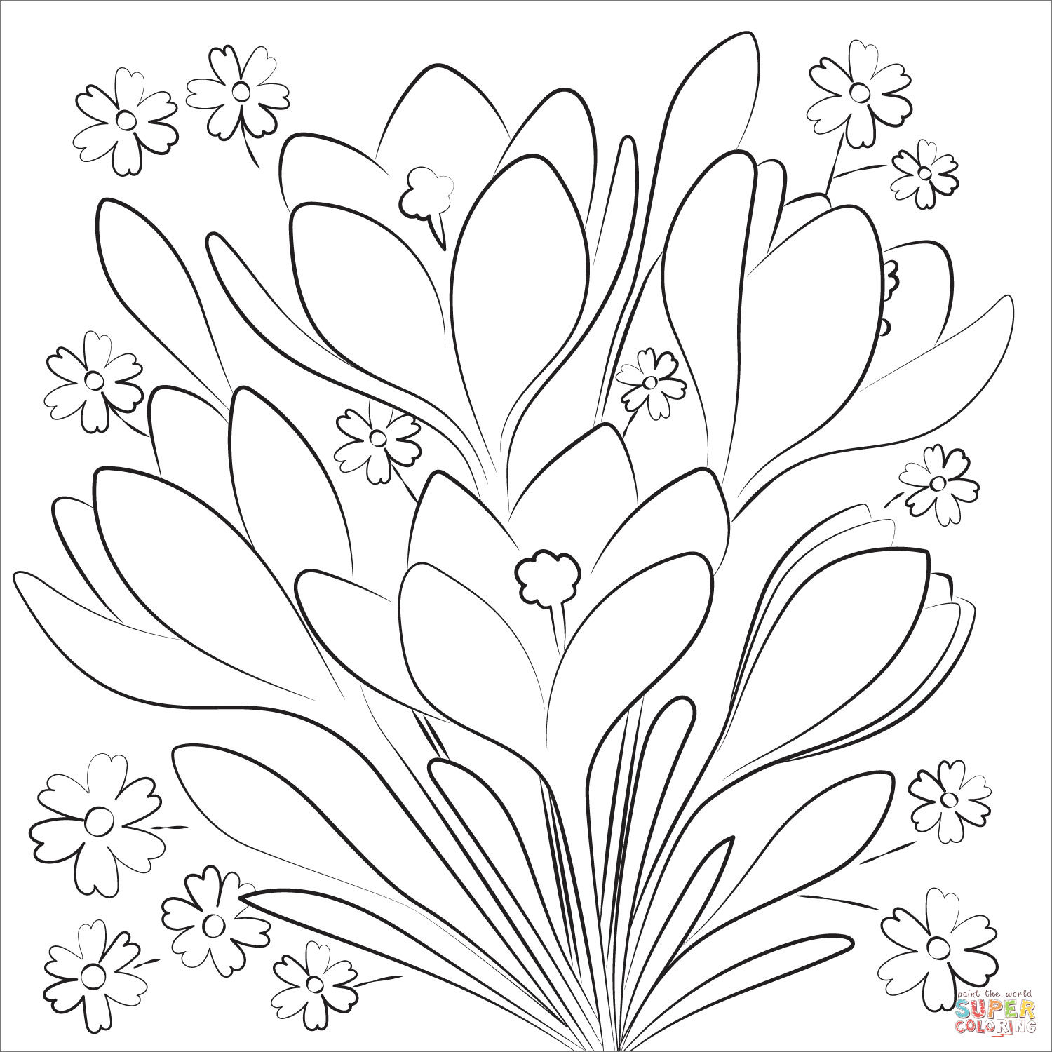 printable coloring pages for spring