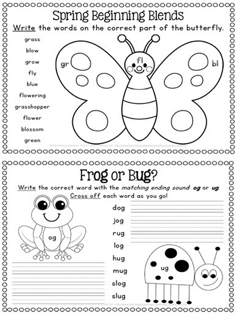 Spring Printable Activities