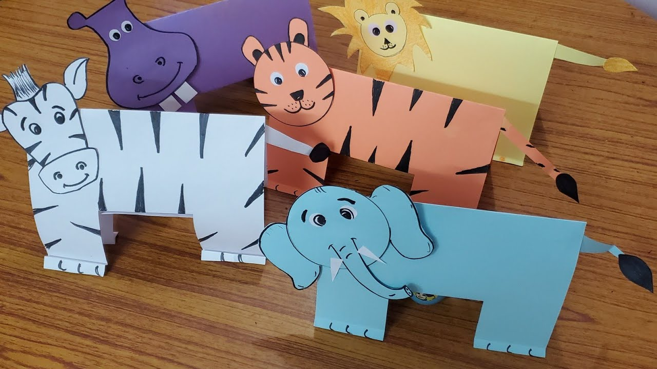 wild animal crafts printable
