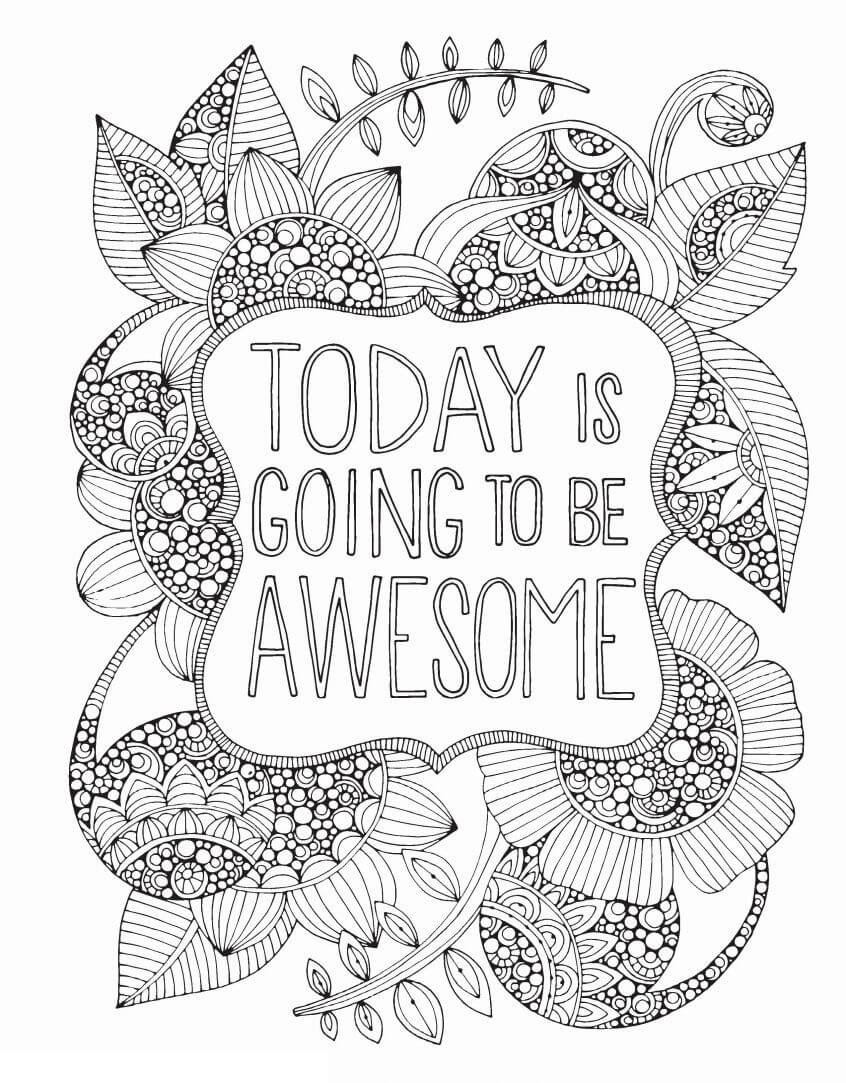 Stress Relief Coloring Page Free Printable Coloring Pages For Kids