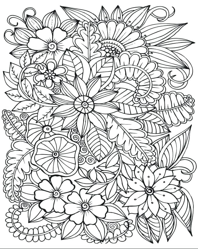 free printable coloring pages for adults stress relief pdf