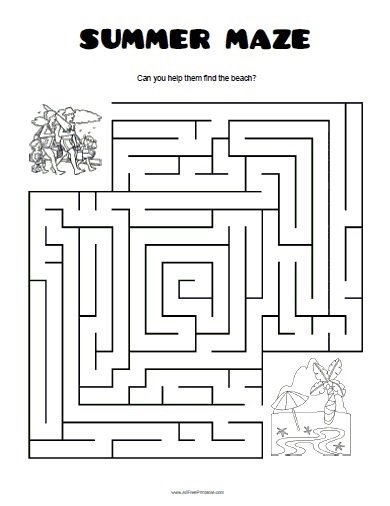 Summer Activities Free Printable