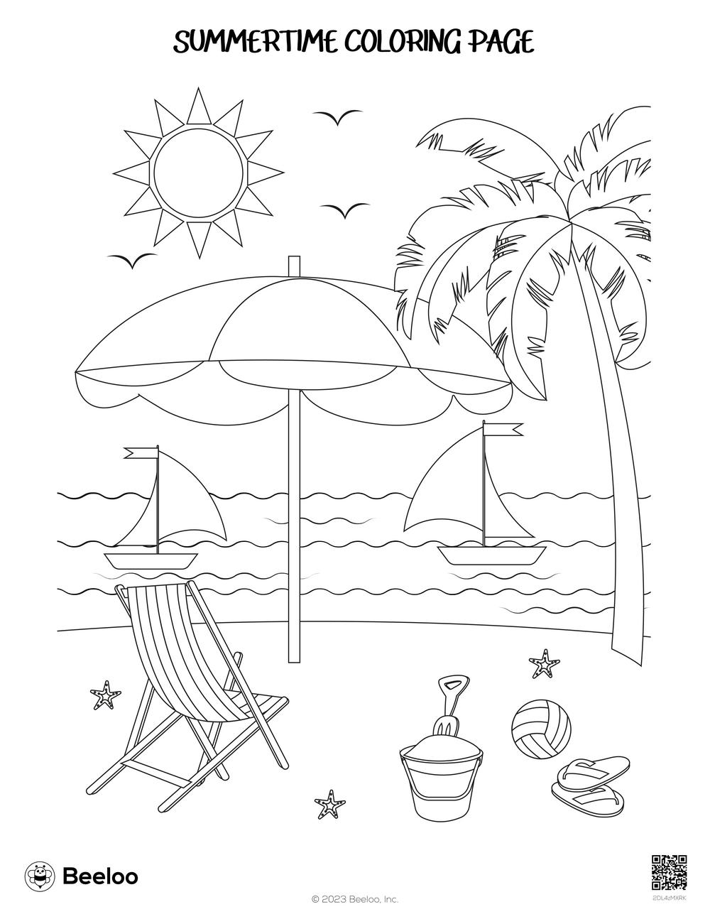 printable coloring pages for kids summer printable coloring pages for kids summer