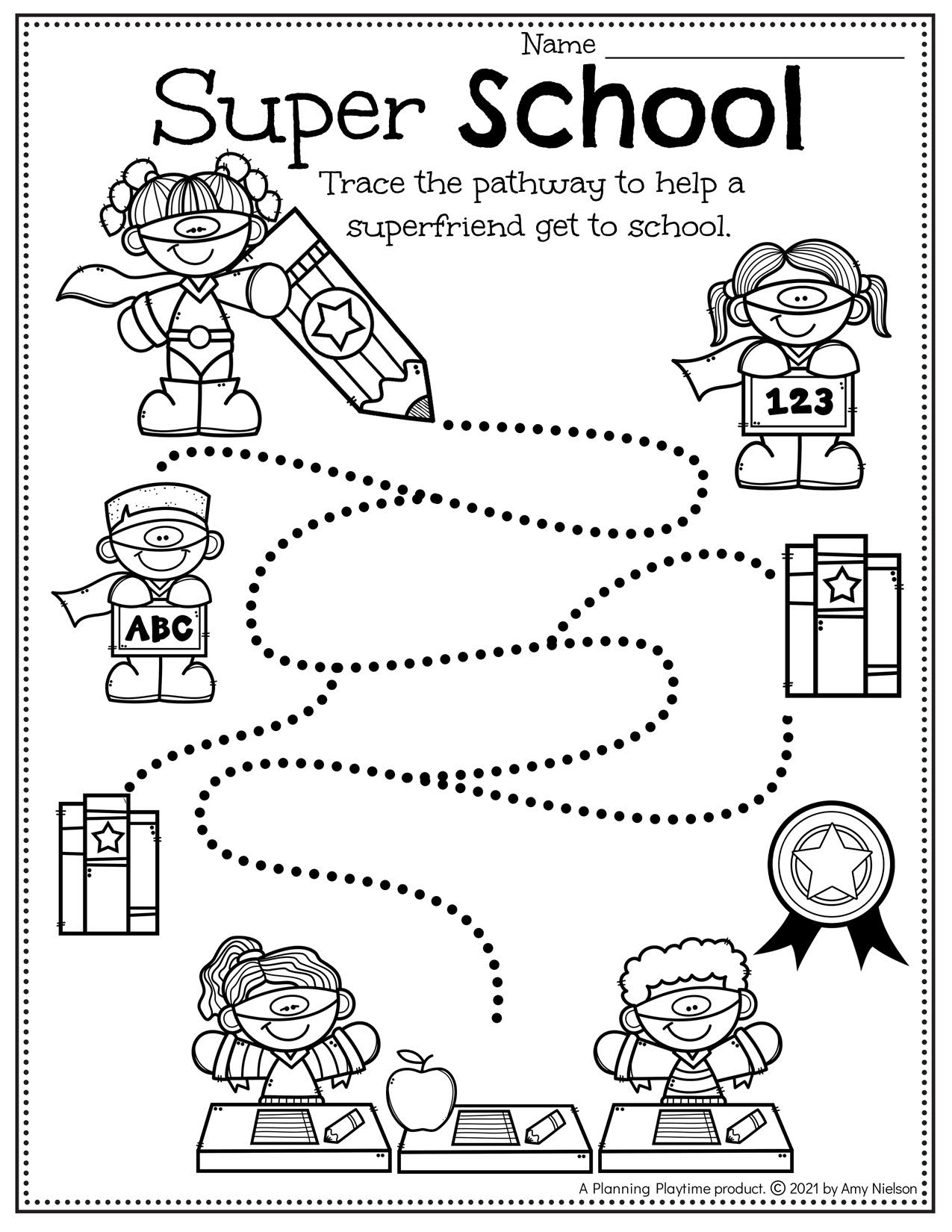 printable superhero activities