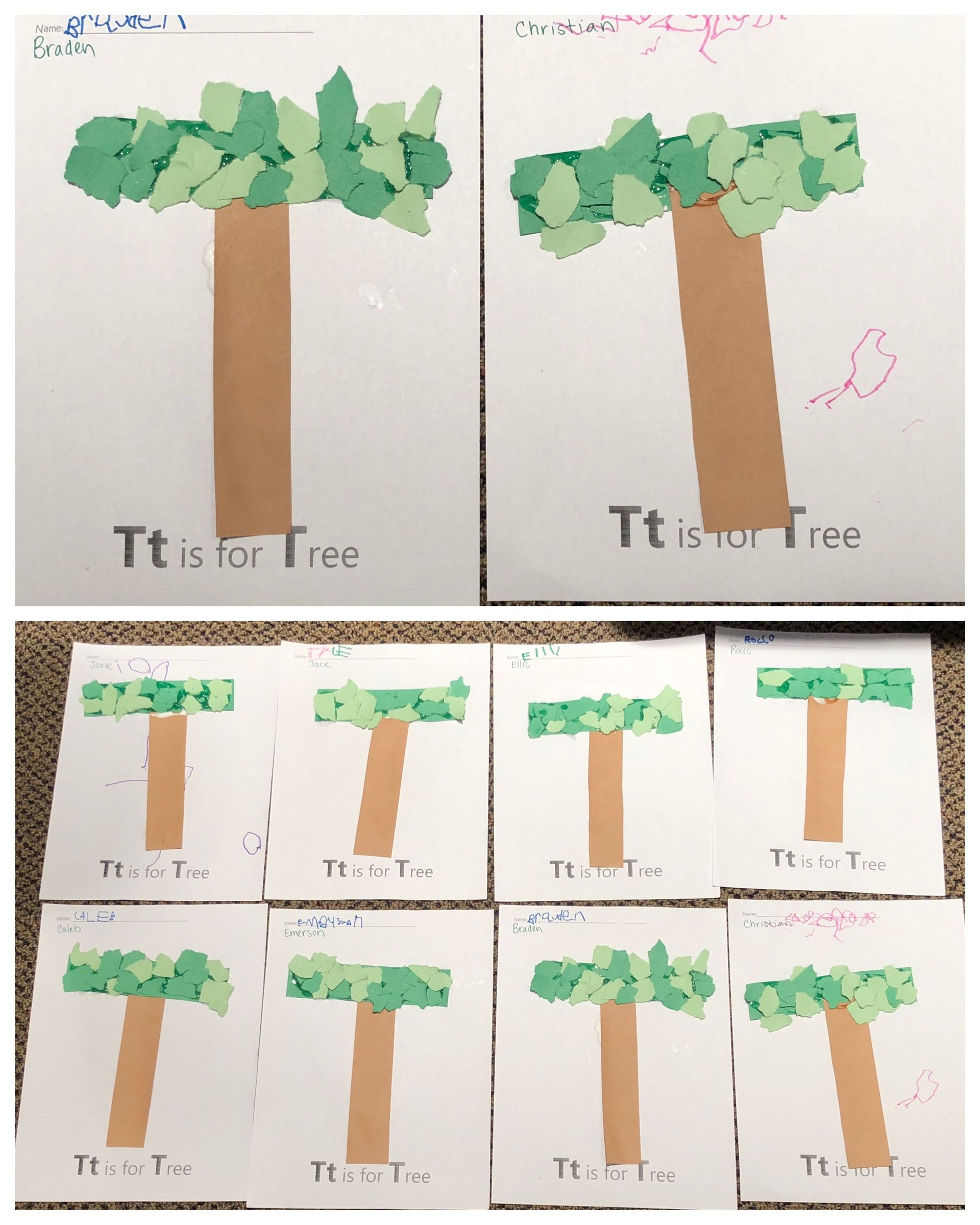 letter t craft ideas for preschoolers