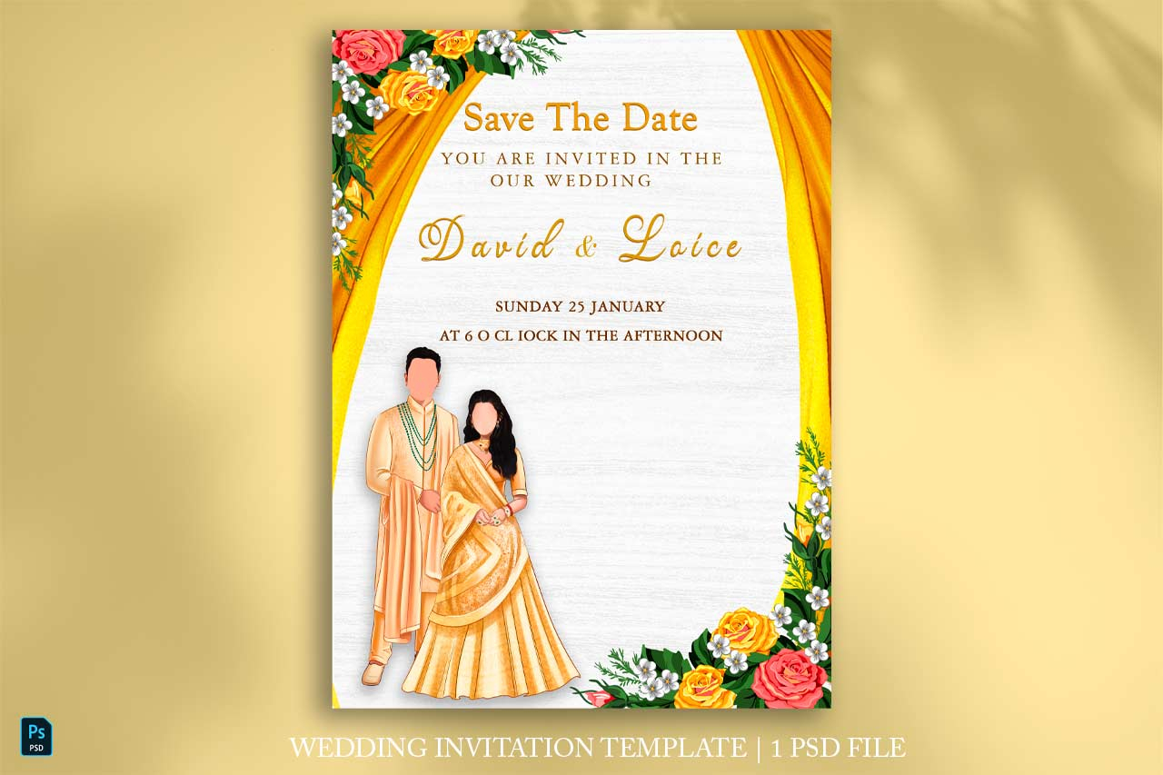 Tamil Yellow Invitation Template Archives Zoom Designs