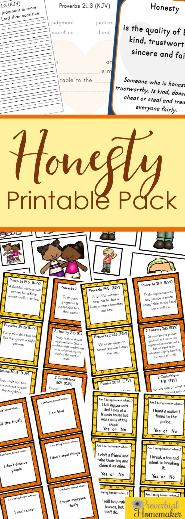 free printable honesty activities for kids pdf