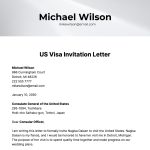 Template For Invitation Letter For Us Visa Infoupdate