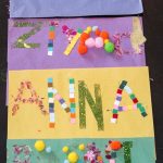 Textured Names Fun Name Recognition Craft In The Playroom