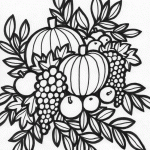 Thanksgiving Coloring Pages For Adults Coloring Home