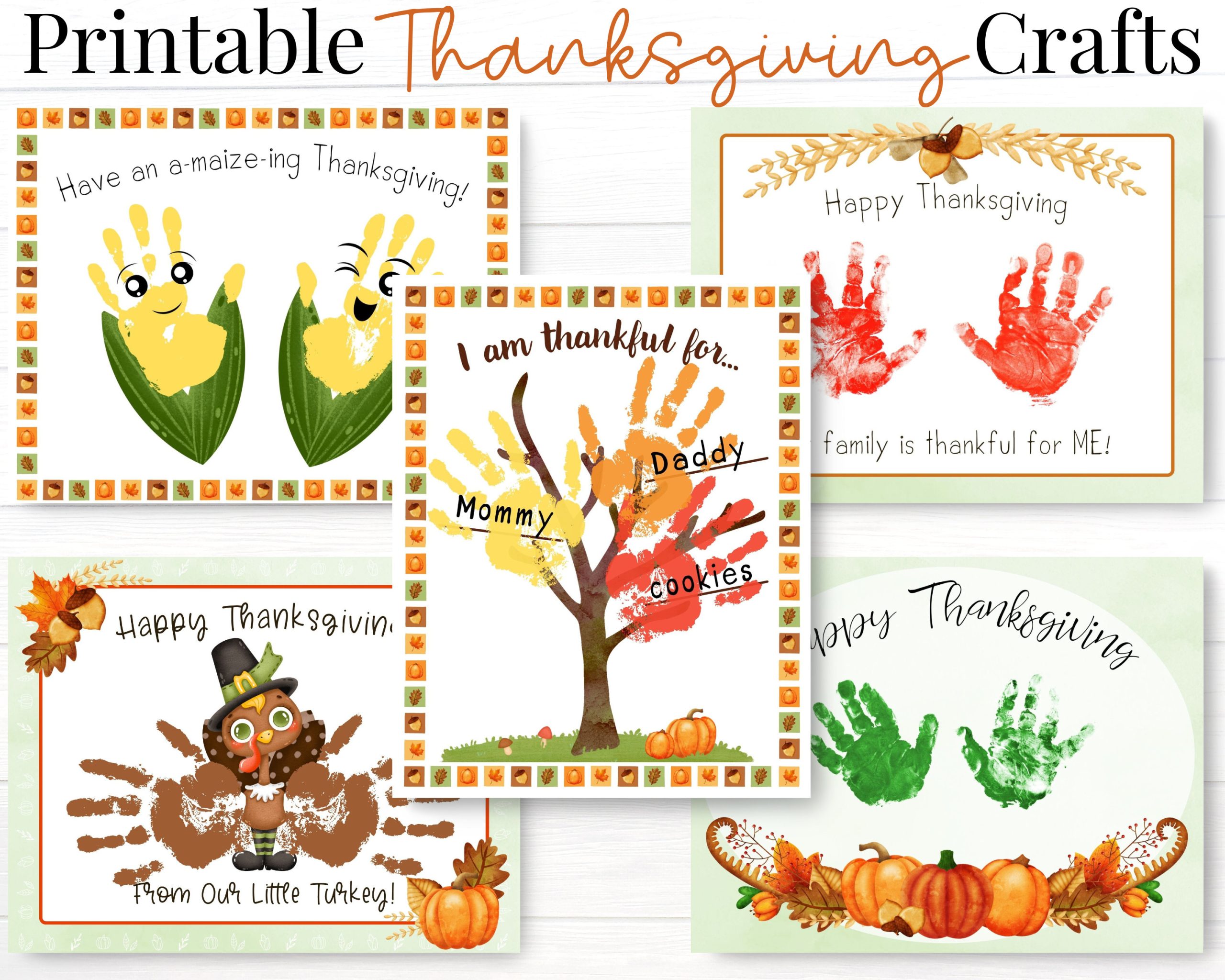 Thanksgiving Craft Printables