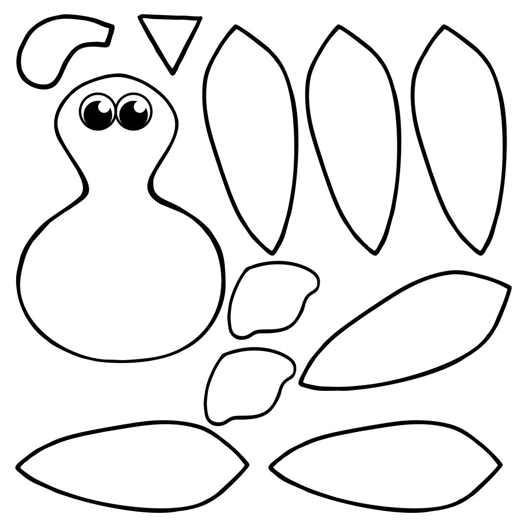 Thanksgiving Craft Templates 15 Free PDF Printables Printablee