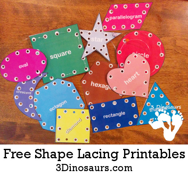 The Best Printable Lacing Cards That Your Kids Will Love