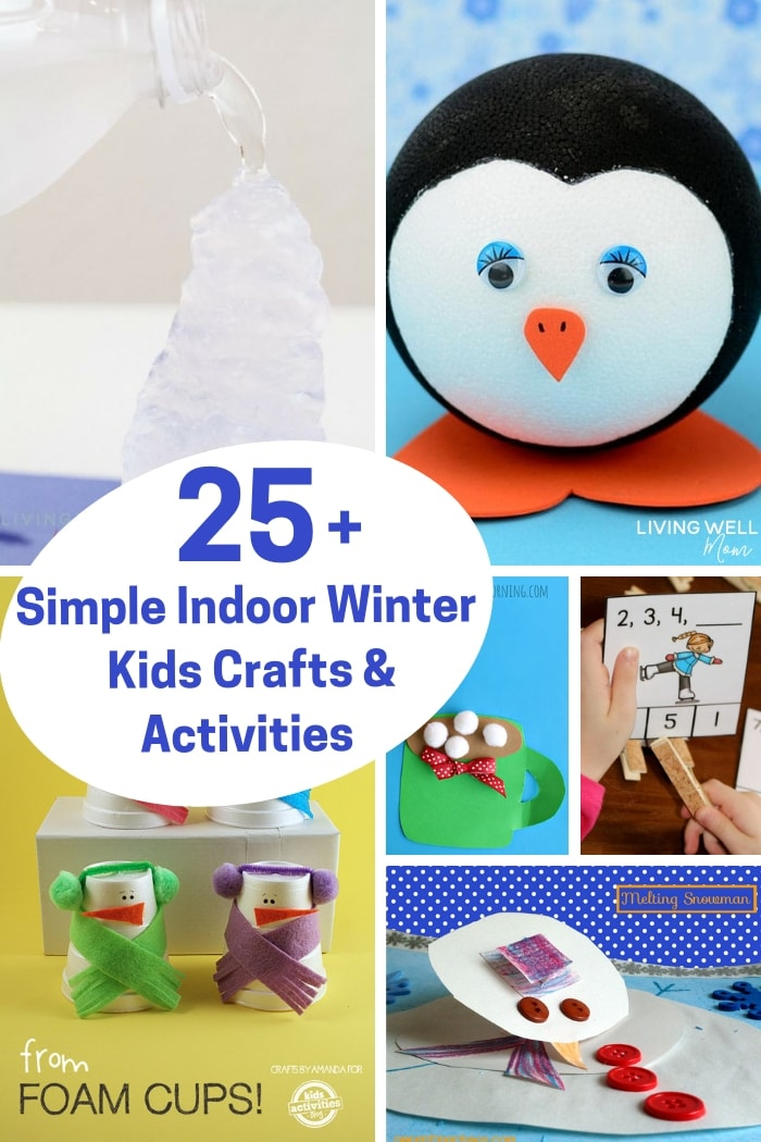 free printable winter crafts for toddlers
