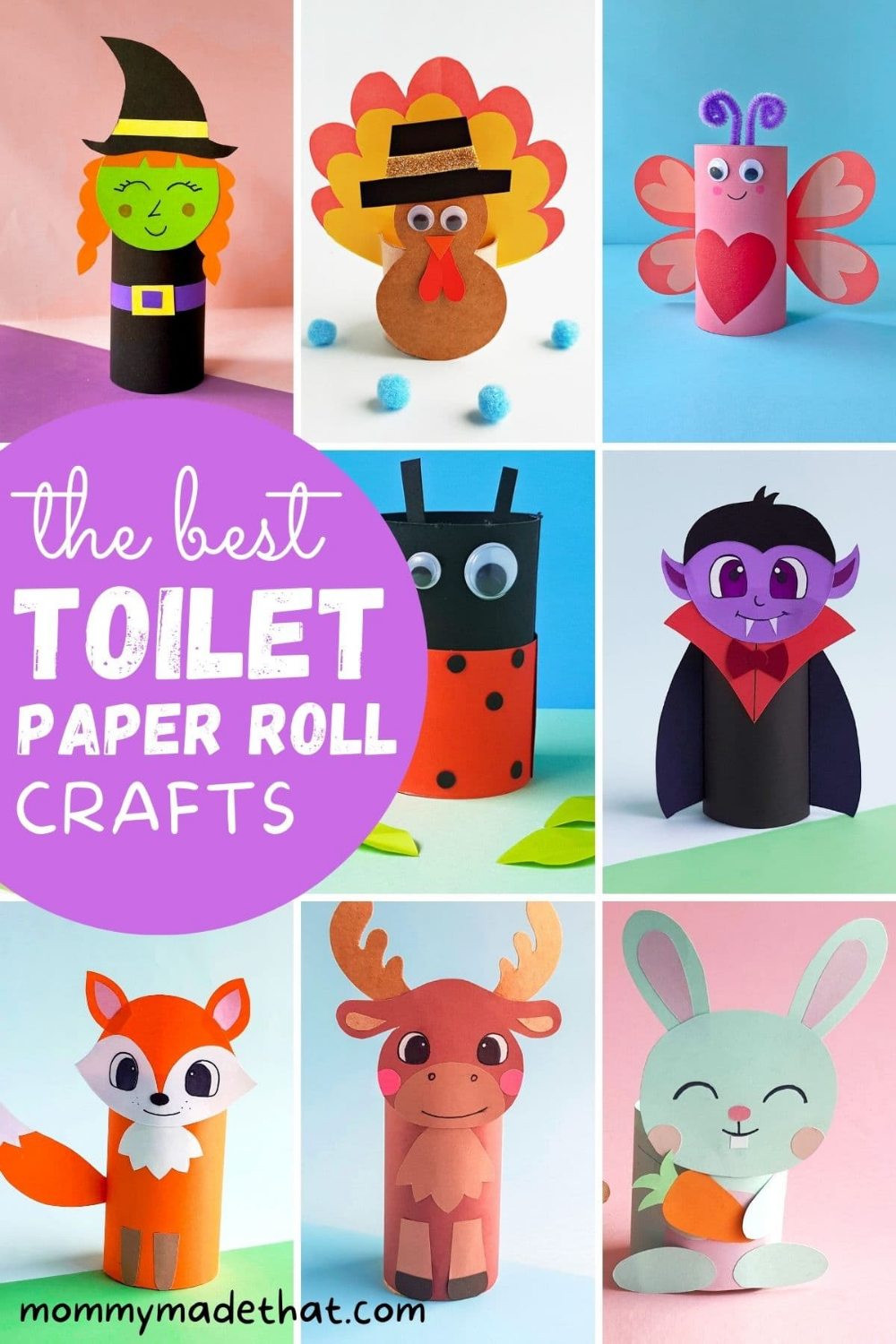 The Cutest Toilet Paper Roll Crafts For Kids In 2022 Toilet Paper 