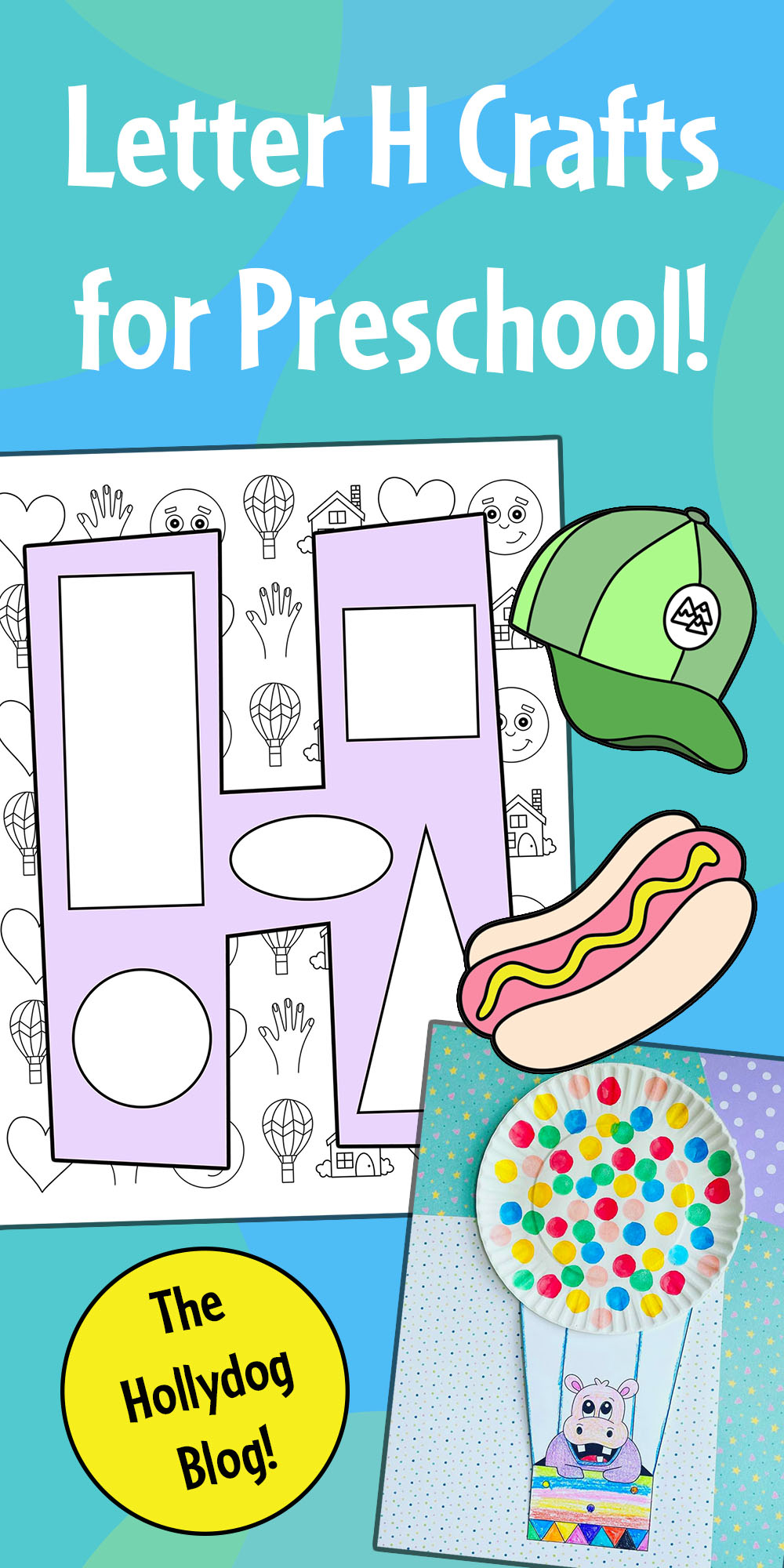 The Letter H Craft For Preschool with Free Printable Cutouts The 