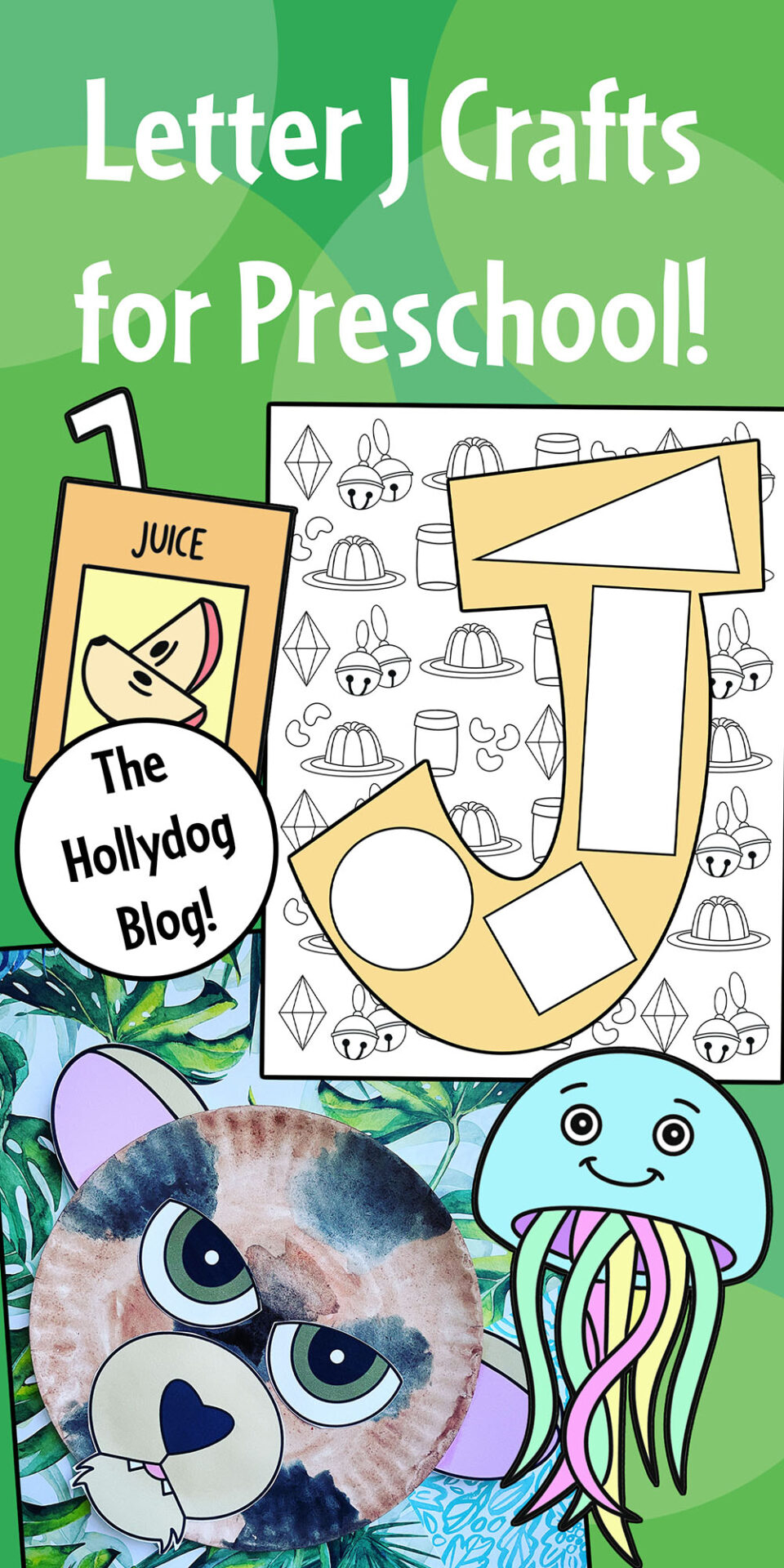 The Letter J Craft For Preschool with Free Printable Cutouts The 