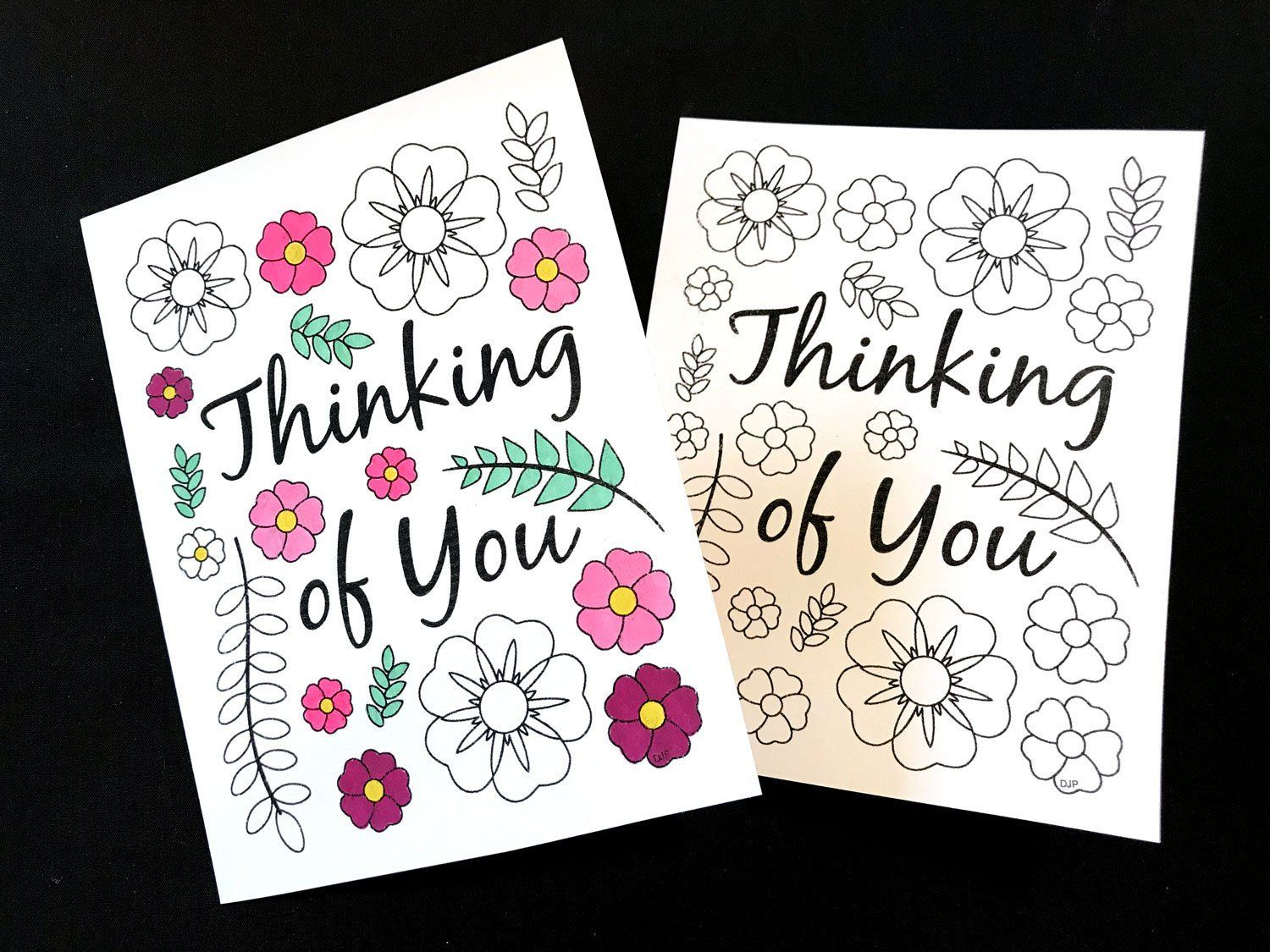 printable cards thinking of you