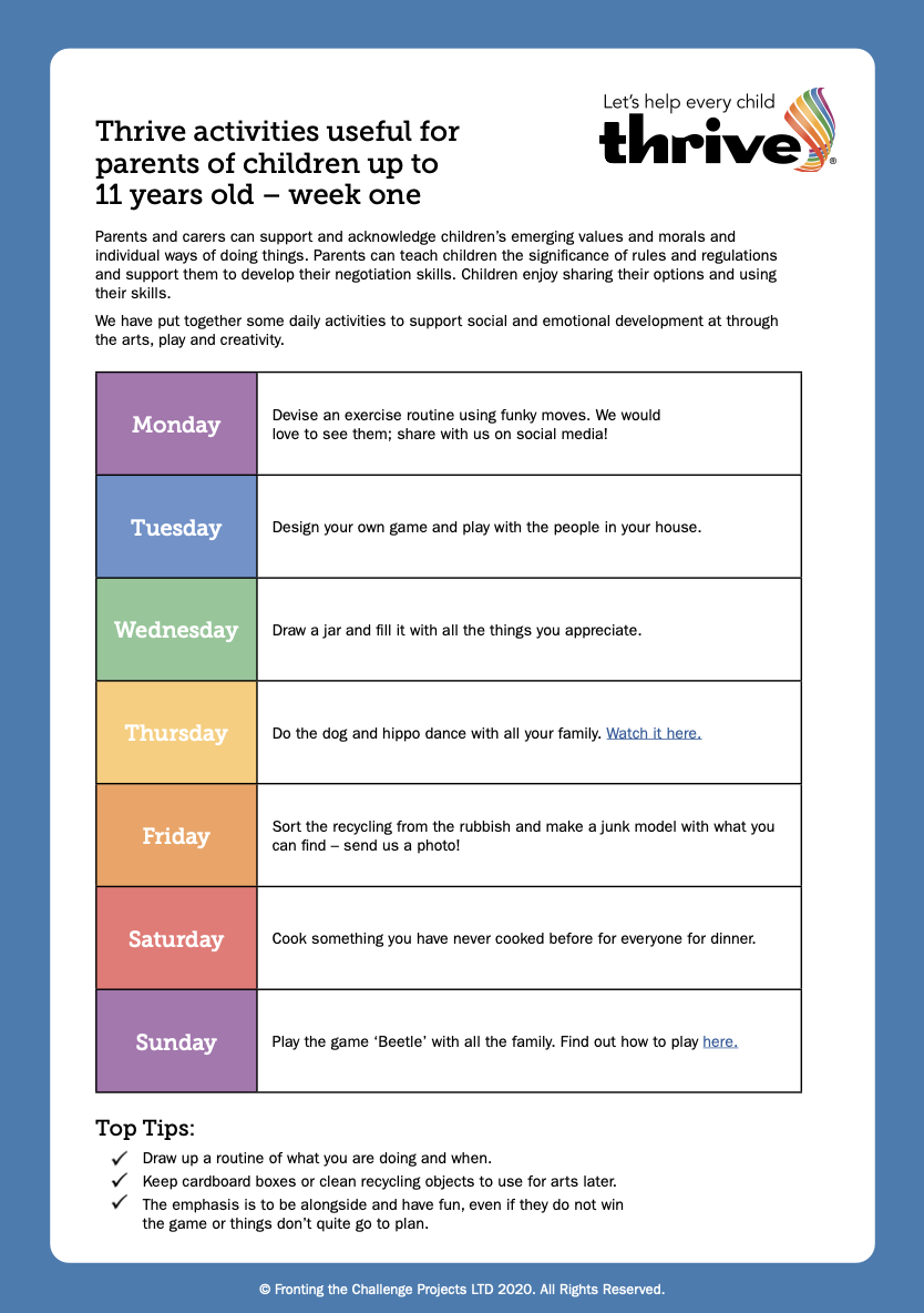 Thrive Activities Park Lane