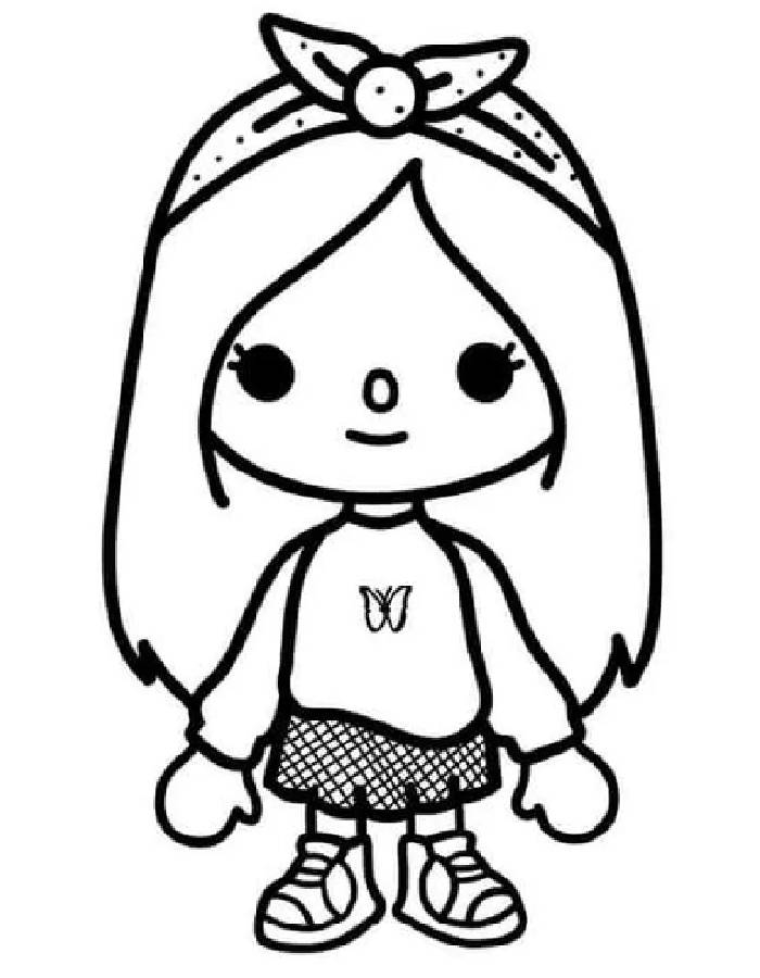 Toca Boca Coloring Pages Free Printable PDF 