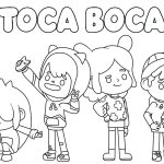Toca Boca Coloring Pages New Pictures Free Printable