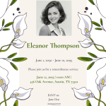 Tombstone Unveiling Invitation Cards Templates Free Infoupdate