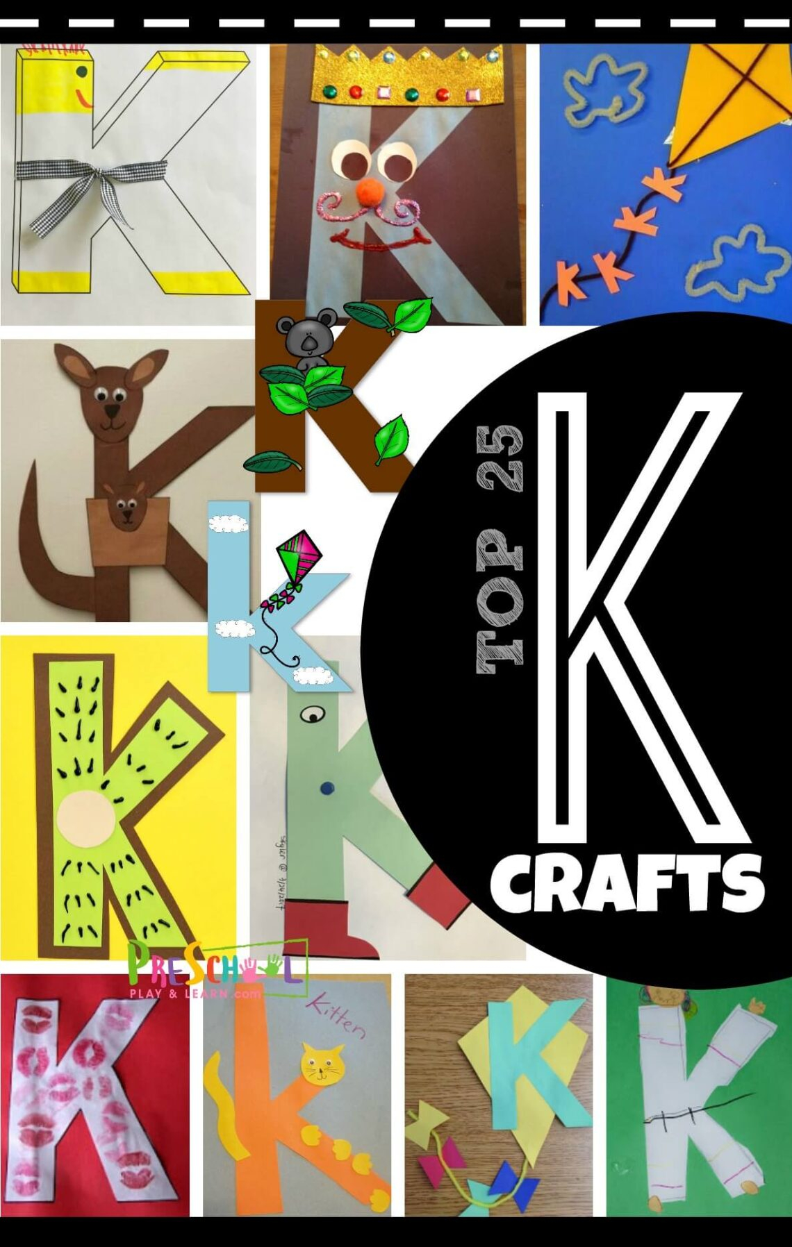 TOP 25 Letter K Crafts For Preschoolers Free Printable Letter K 