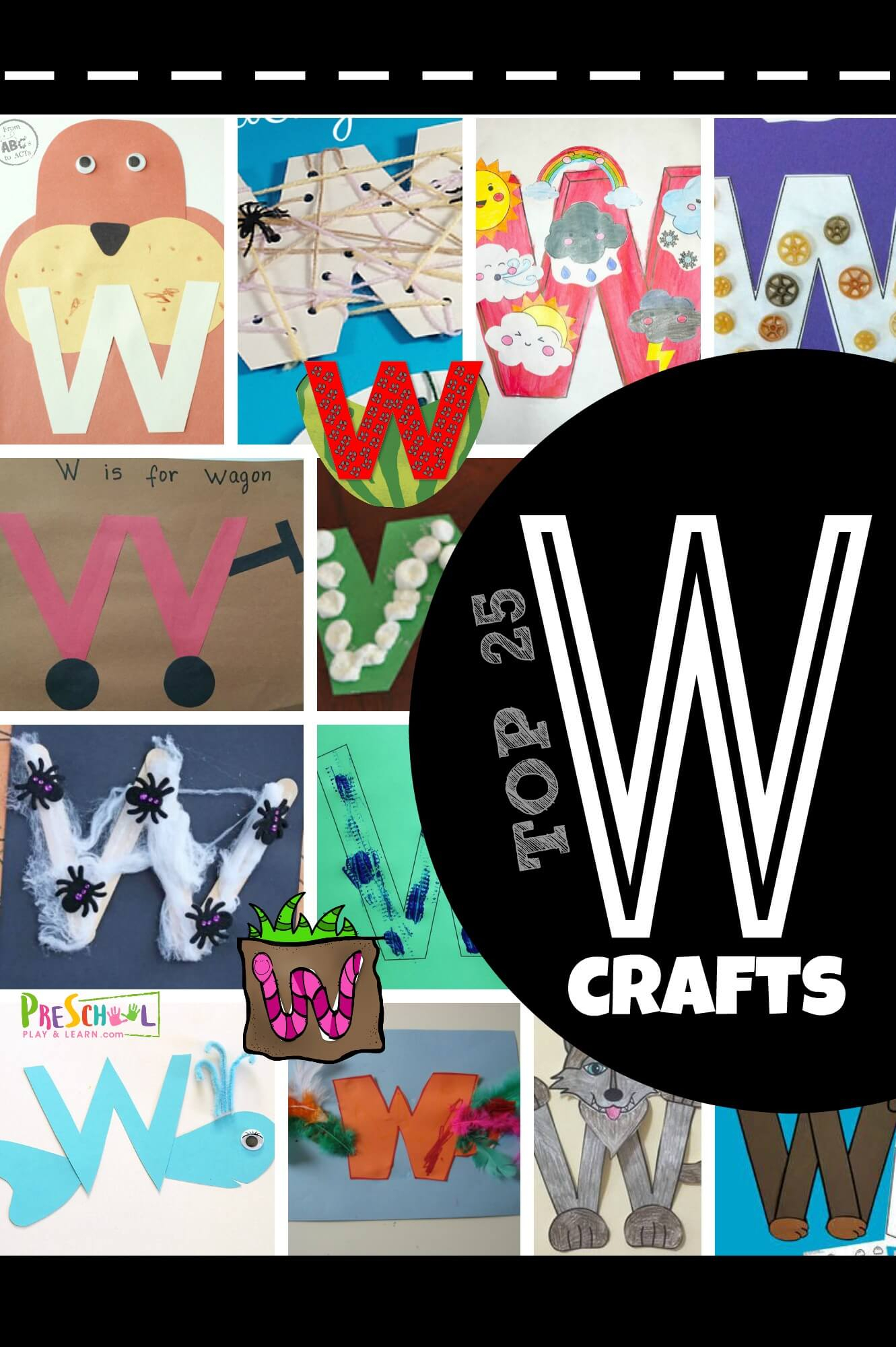 TOP 25 Letter W Crafts