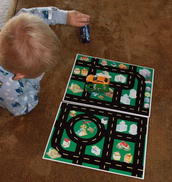 Toy Car Road Map Printable Car Activities Preschool Activities Family 