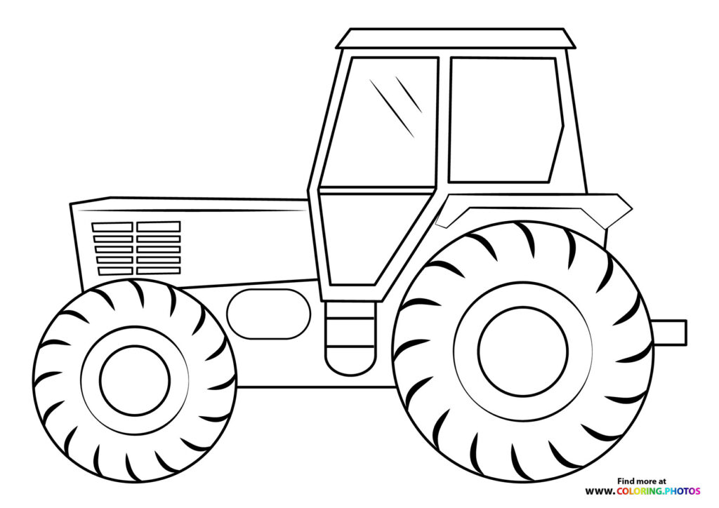 Tractors Coloring Pages For Kids 100 Free And Easy Print Or Download