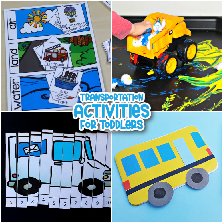 Transportation Activities For Toddlers And Preschoolers Messy Little 