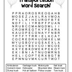 Transportation Printable Word Search Puzzle For Kids Woo Jr Kids