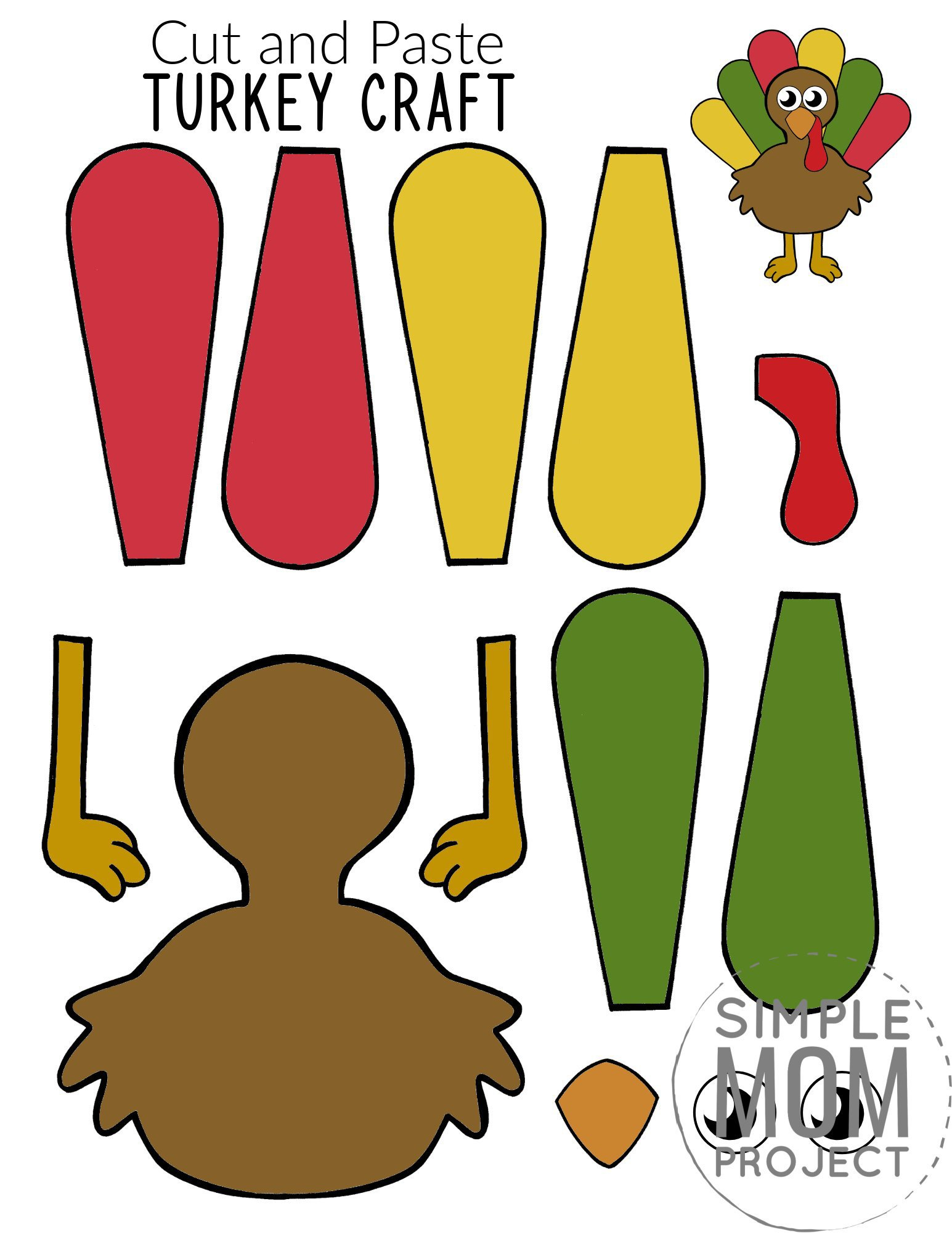 printable thanksgiving crafts for preschoolers