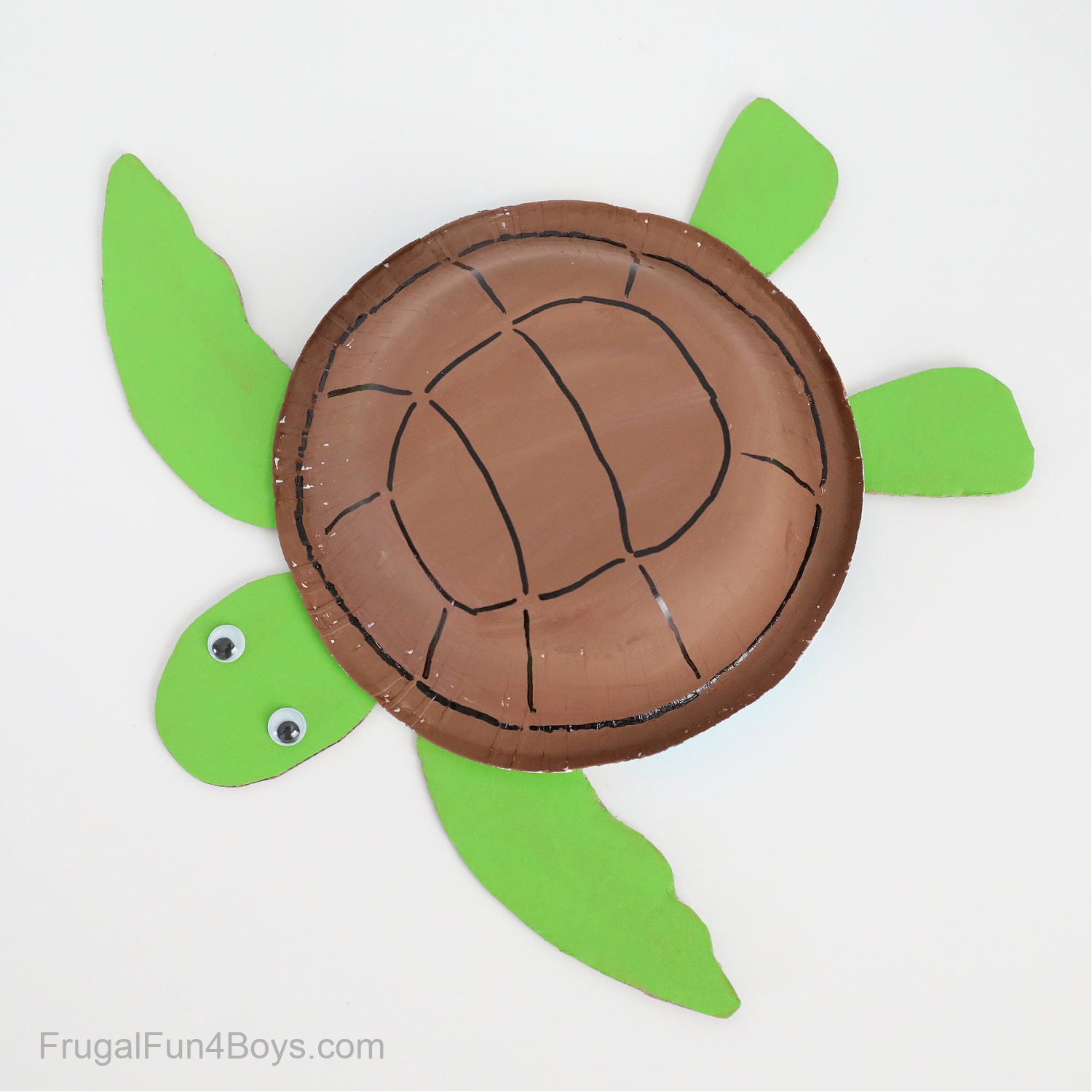 printable paper turtle craft