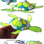 Turtle Printable Kawaii Paper Crafts