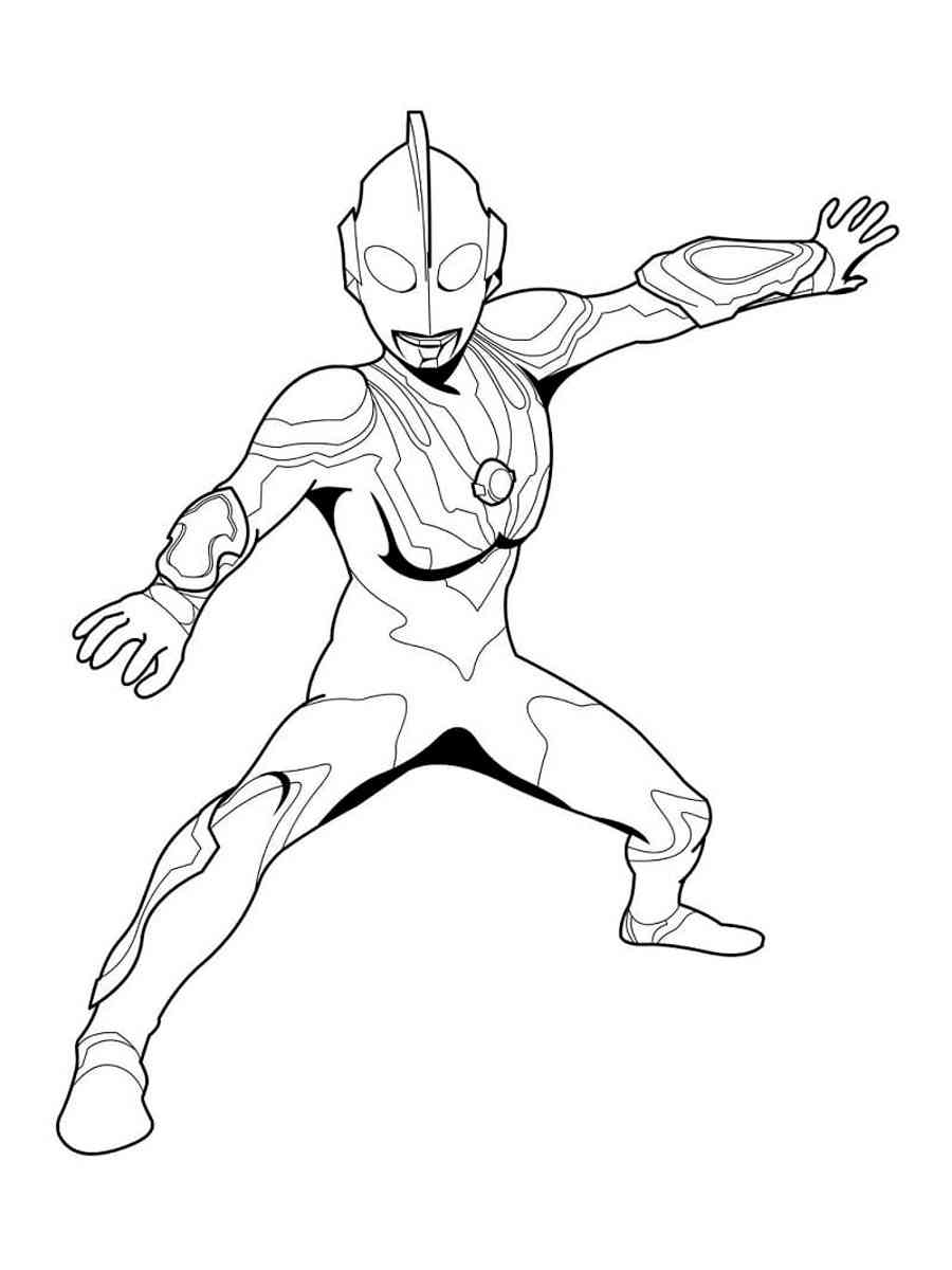 Ultraman Coloring Pages